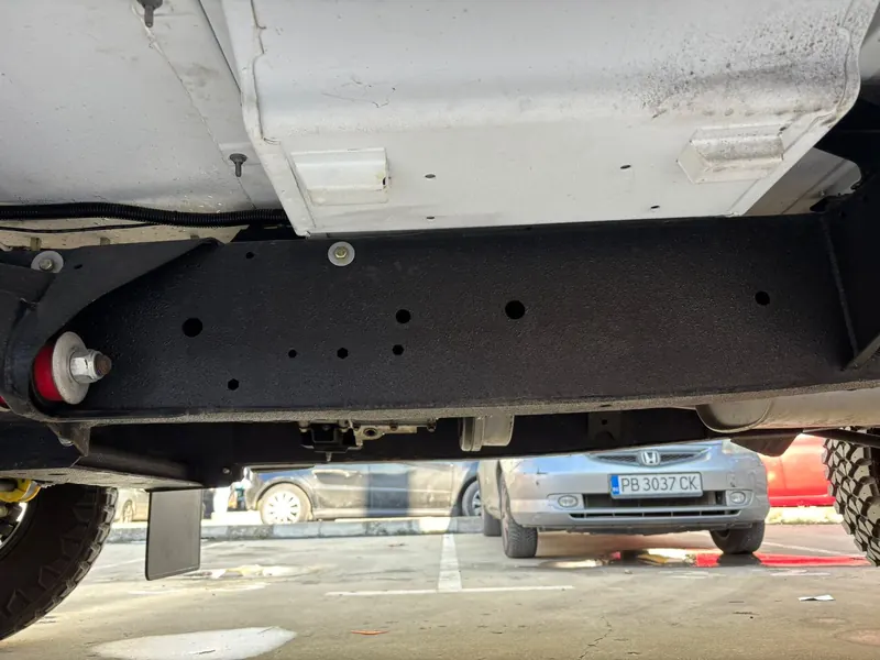Underside of the chassis