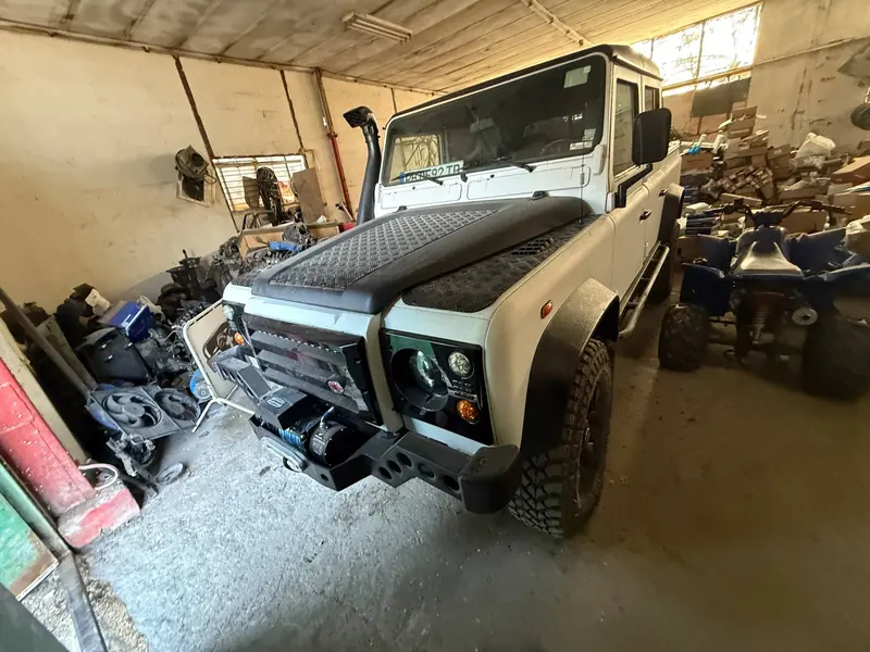 During the rebuild in the workshop, another view
